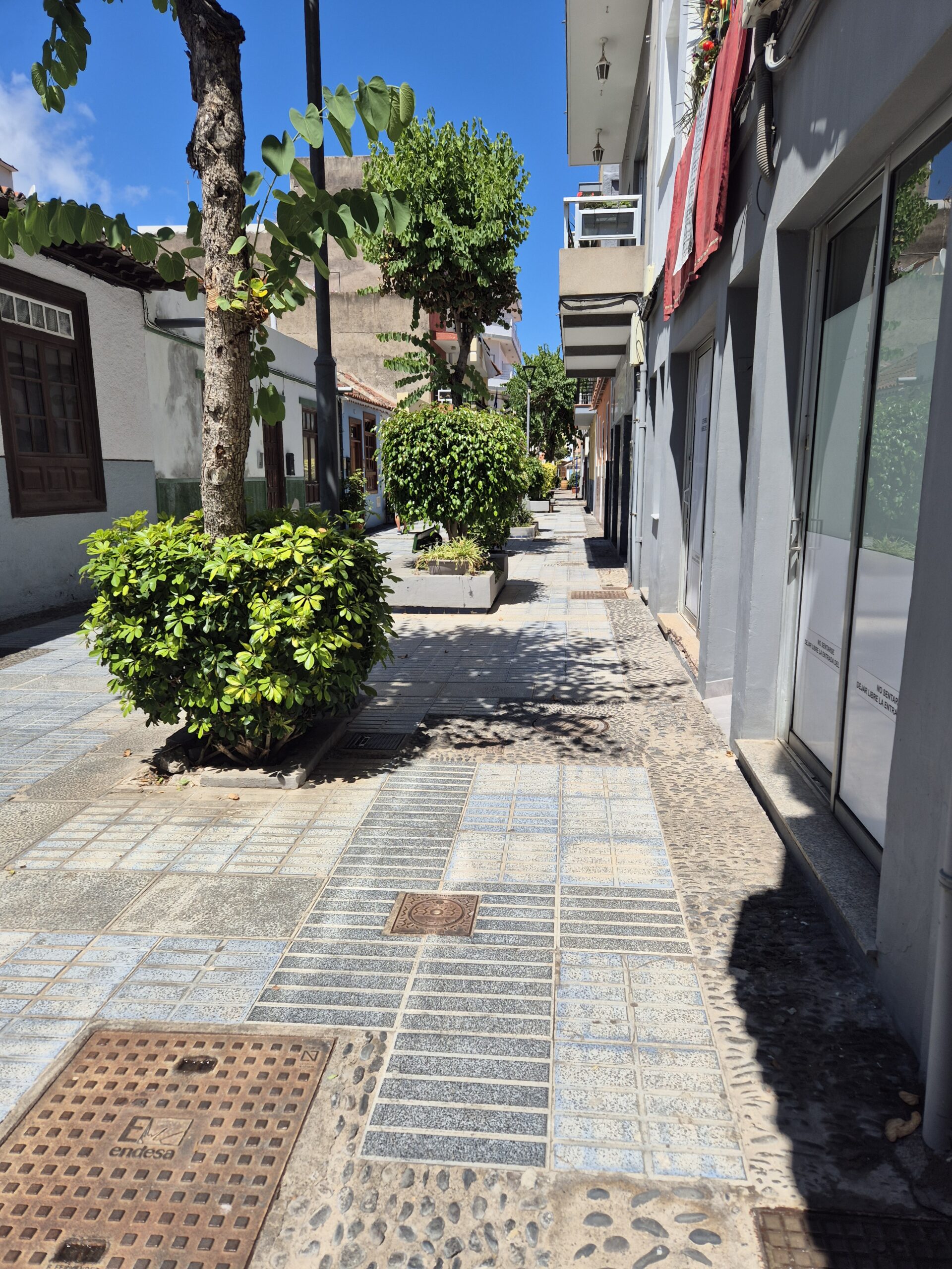 Dorfstraße oder Plaza beim Test en el Pueblo auf Teneriffa